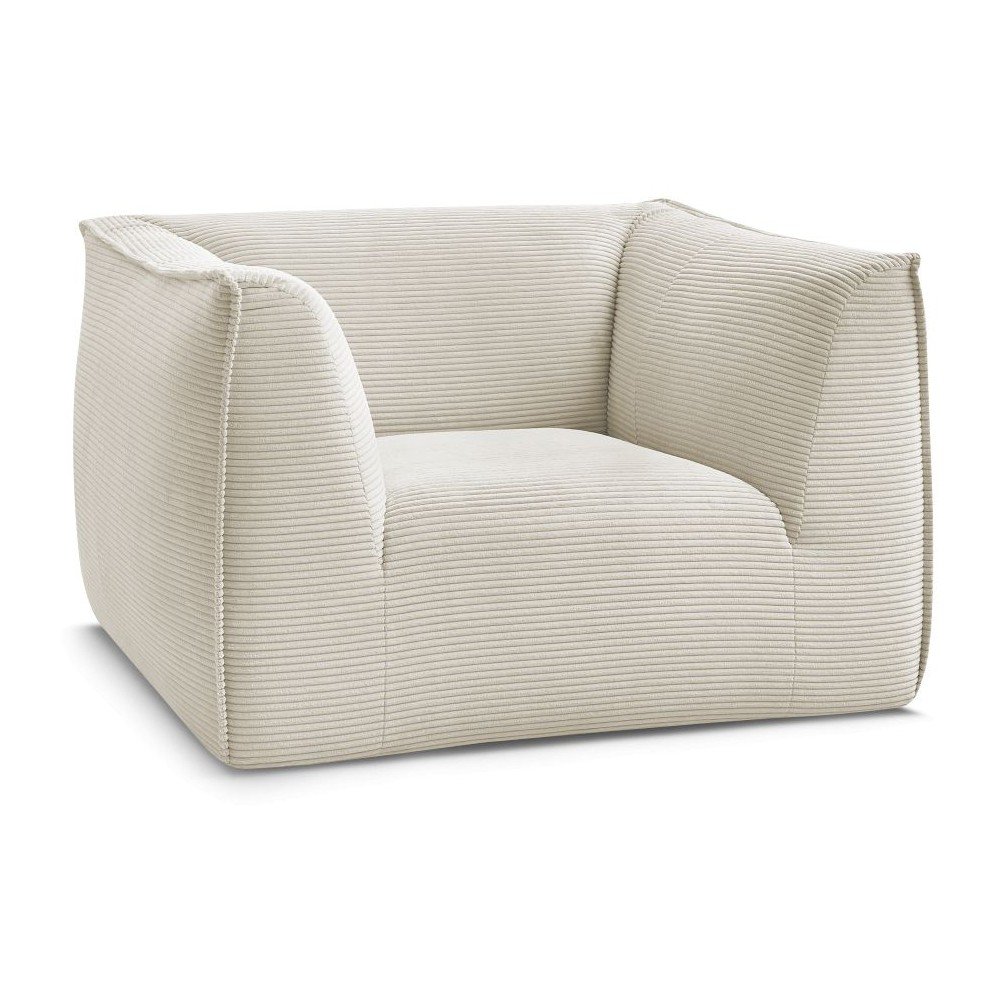 Béžové menčestrové kreslo Giorgia – Bobochic Paris