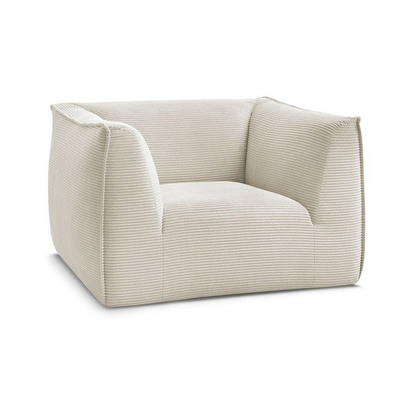 Béžové menčestrové kreslo Giorgia – Bobochic Paris