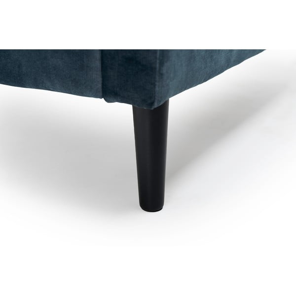 Tmavomodrá zamatová podnožka Adagio - Scandic-image-3