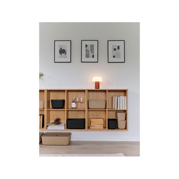 Čierne úložné boxy v súprave 2 ks s vekom 32x23x20,5 cm Pulp – Zone-image-4