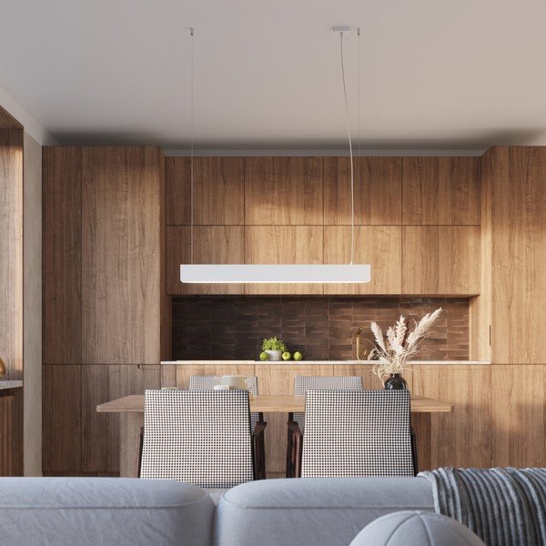 Biele kovové LED závesné svietidlo Nebula – Sollux-image-3