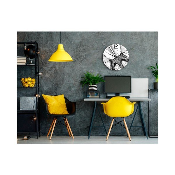 Nástenné hodiny Styler Glassclock Brooklyn, ⌀ 30 cm-image-2