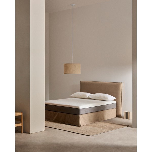 Stredne tvrdý penový matrac s odnímateľným poťahom/antialergénny 150x200 cm Eva – Kave Home-image-2