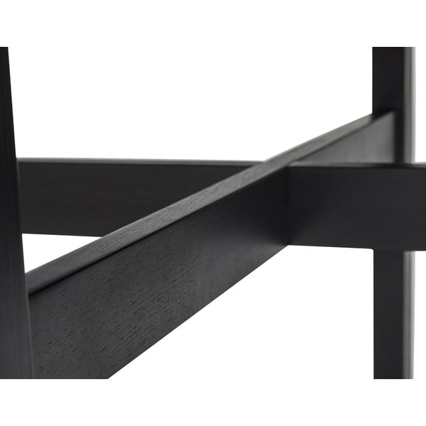 Čierny okrúhly jedálenský stôl ø 120 cm Fjord – Hübsch-image-2