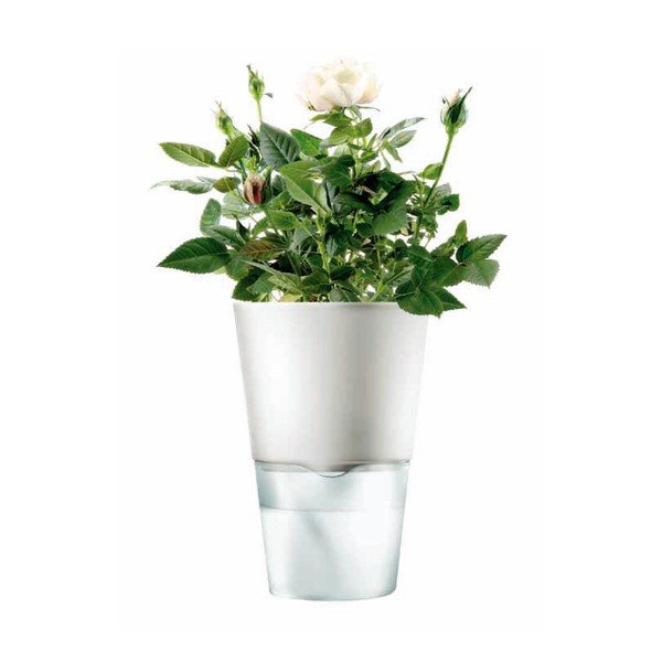 Samopodlievací kvetináč na bylinky Eva Solo White, 11 cm-image-1