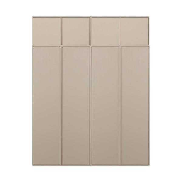 Krémová modulárna skriňa z borovicového dreva 200x250 cm Daily – vtwonen