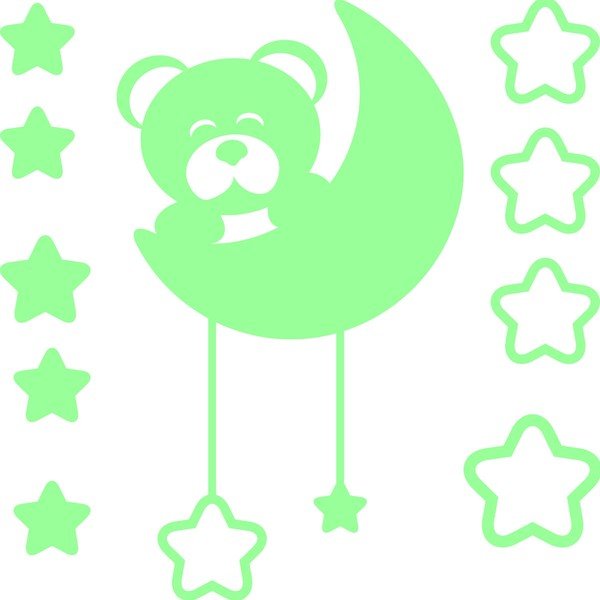 Svietiaca samolepka Fanastick Teddy Bear-image-2