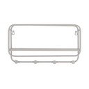 Svetlosivý kovový nástenný vešiak s poličkou Feira – House Nordic