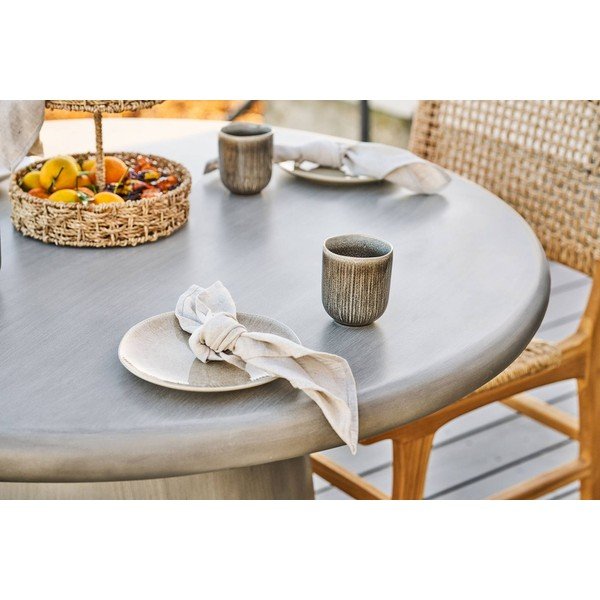 Sivobéžové kameninové šálky v súprave 4 ks 360 ml Viola – House Nordic-image-1