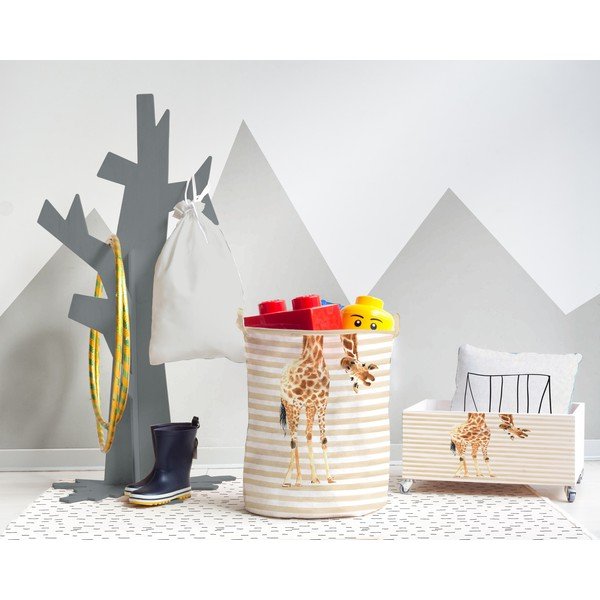 Skladací úložný kôš Really Nice Things Quirky Giraffe-image-1