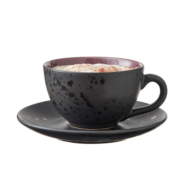 Čierne keramické šálky v súprave 4 ks 240 ml Gastro Black/Mix – Bitz-image-2