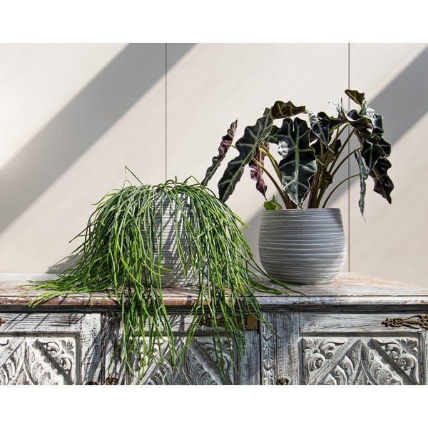 Keramický ručne vyrobený kvetináč ø 16 cm Dóris – Artevasi-image-1