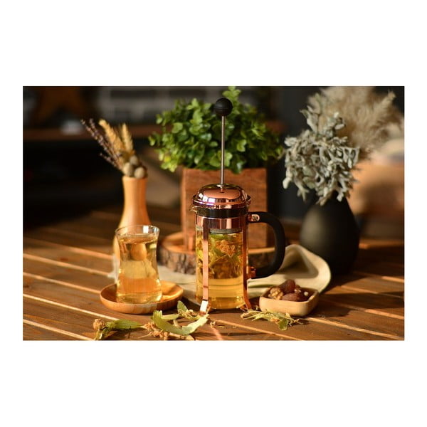 Svetlomedený french press Bambum Taşev Holmes, objem 350 ml-image-1