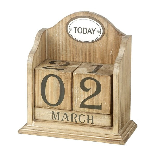 Drevený stolový kalendár Perpetual