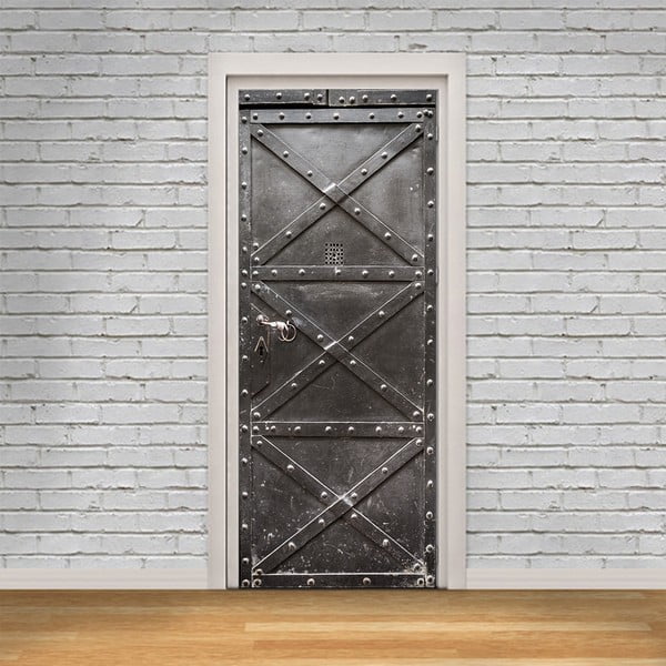 Tapeta na dvere Walplus Metal Gate, 88 × 200 cm