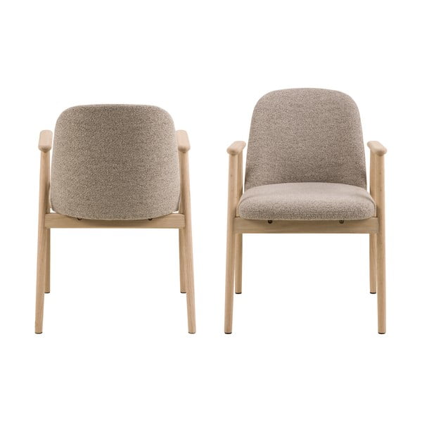 Béžová jedálenská stolička Leo – Actona-image-3