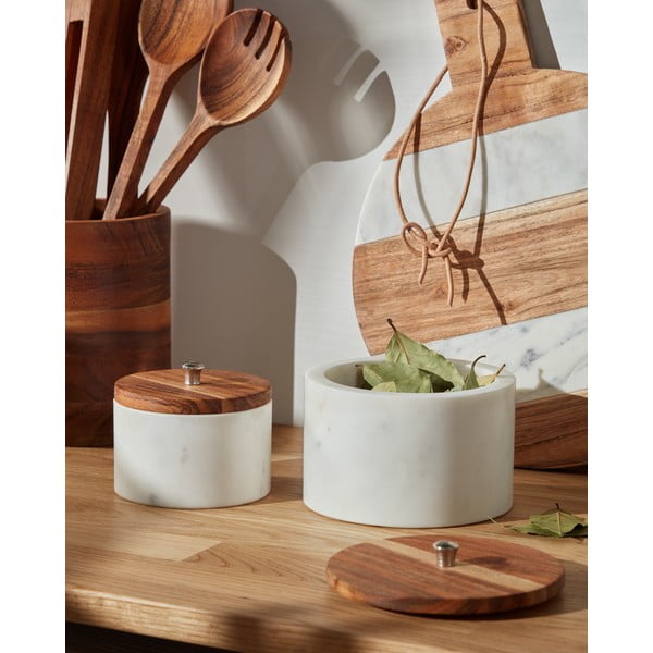 Mramorová dóza Kave Home Karla, objem 0,25 l-image-4