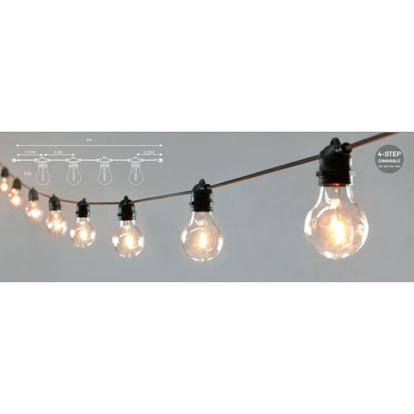 Predĺženie svetelnej reťaze počet žiaroviek 10 ks dĺžka 500 cm Link – Markslöjd-image-4