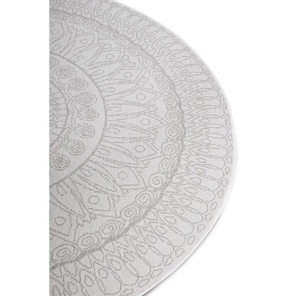 Svetlosivý okrúhly koberec ø 120 cm Spirit – Hanse Home-image-4