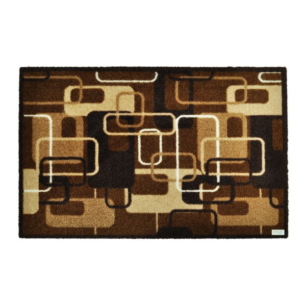 Hnedá rohožka Zala Living Design Retro Brown, 120 × 200 cm