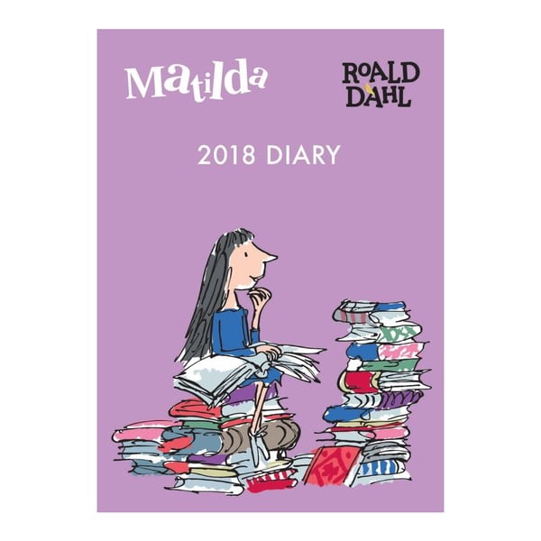 Diár na rok 2018 Portico Designs Roald Dahl Matilda, A6
