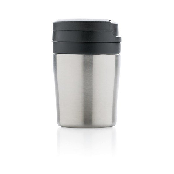 Termohrnček s uškom v striebornej farbe XD Design Coffee to Go, 160 ml-image-2