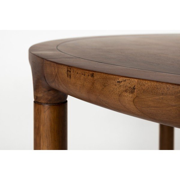 Okrúhly jedálenský stôl v dekore orecha ø 128 cm Storm – Zuiver-image-2