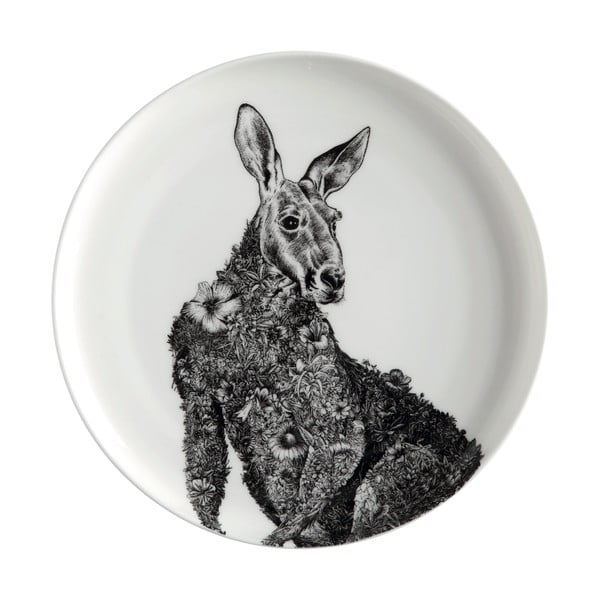 Biely porcelánový tanier Maxwell & Williams Marini Ferlazzo Kangaroo, ø 20 cm