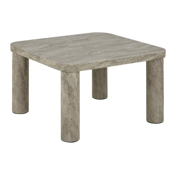 Svetlosivý konferenčný stolík v dekore mramoru 60x60 cm Solano – Actona