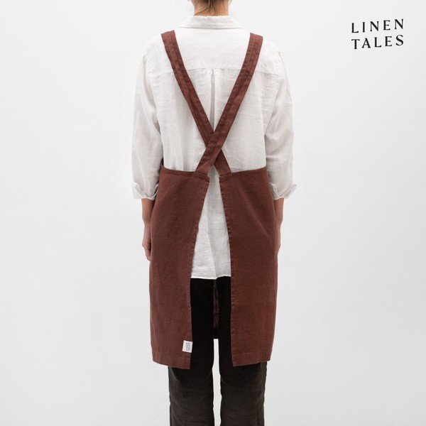 Ľanová zástera Chocolate – Linen Tales-image-1