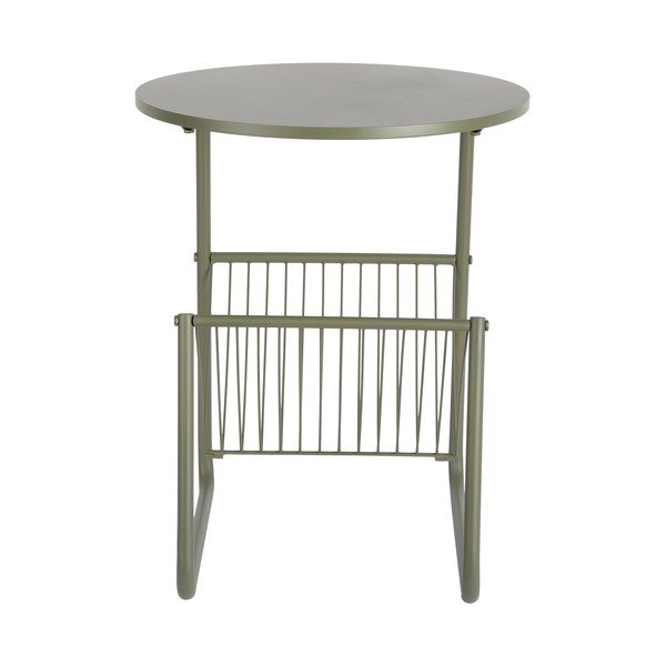 Kovový okrúhly odkladací stolík ø 40 cm Riqueza Revista – Leitmotiv-image-4