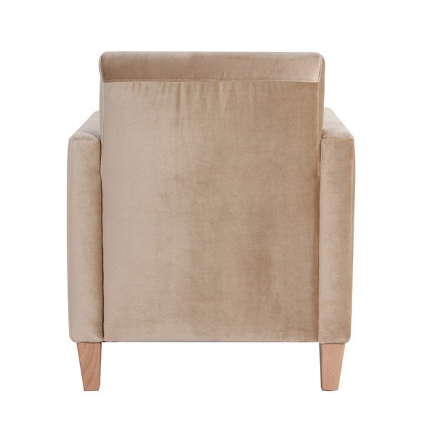 Béžové kreslo Max Winzer Milla Velvet-image-3