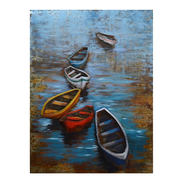 Ručne maľovaný obraz Vivorum Lake, 75 × 100 cm