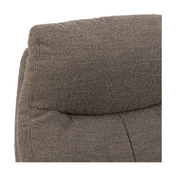 Sivo-hnedé relaxačné kreslo z textílie buklé London – Actona-image-1