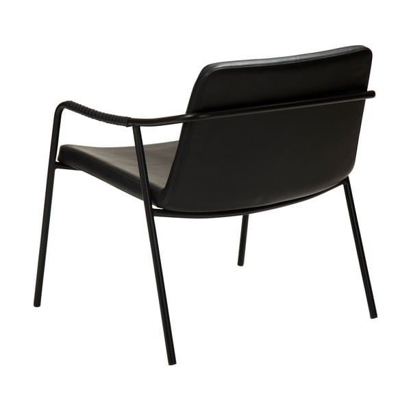 Čierne kreslo z imitácie kože DAN-FORM Denmark Boto-image-4