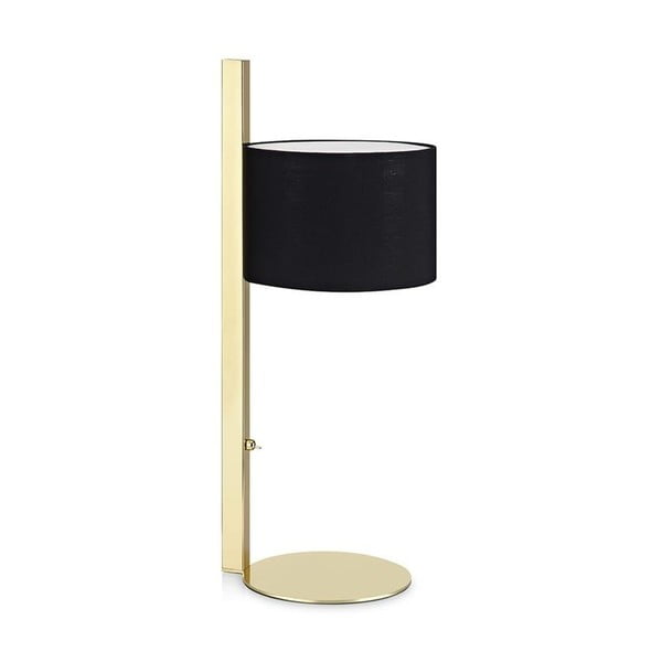Stolová lampa v čierno-zlatej farbe Markslöjd Pullman