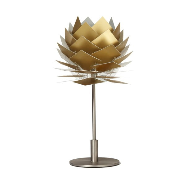 Zlatá stolová lampa DybergLarsen PineApple XS DripDrop