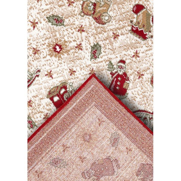 Červený koberec s vianočným motívom s prímesou bavlny 50x80 cm Toy's Delight Red Christmas – Villeroy&Boch-image-4