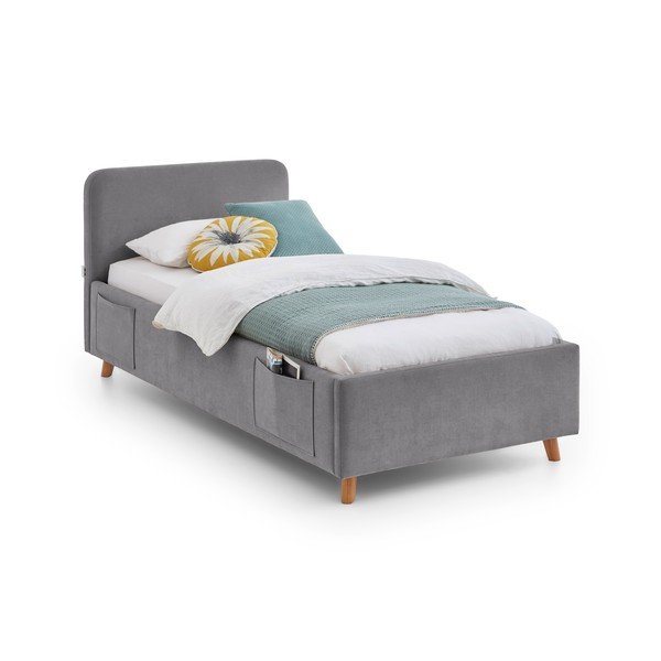 Sivá detská posteľ bez roštu 90x200 cm Cosy – Meise Möbel