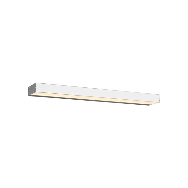 LED nástenné svietidlo v lesklej striebornej farbe (dĺžka 60 cm) Rocco - Trio-image-3