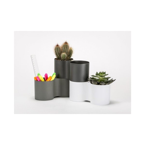 Sada 3 kvetináčov Plastia Moduloo-image-3