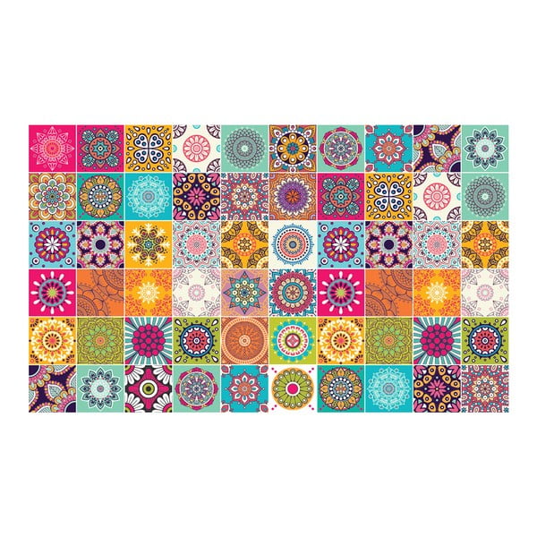 Sada 60 nástenných samolepiek Ambiance Tiles Vintage, 10 × 10 cm-image-2