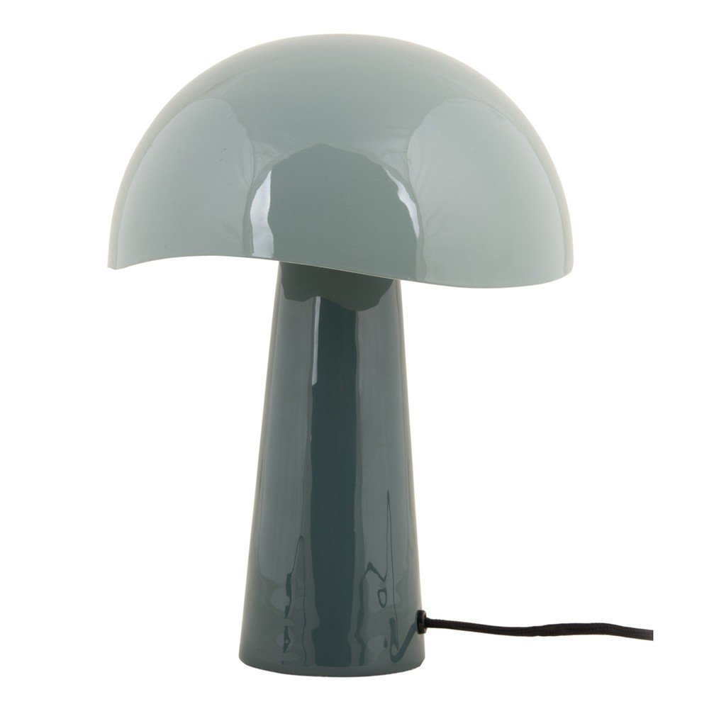 E-shop Stolová lampa v petrolejovej farbe s kovovým tienidlom (výška 33 cm) Grato – Leitmotiv