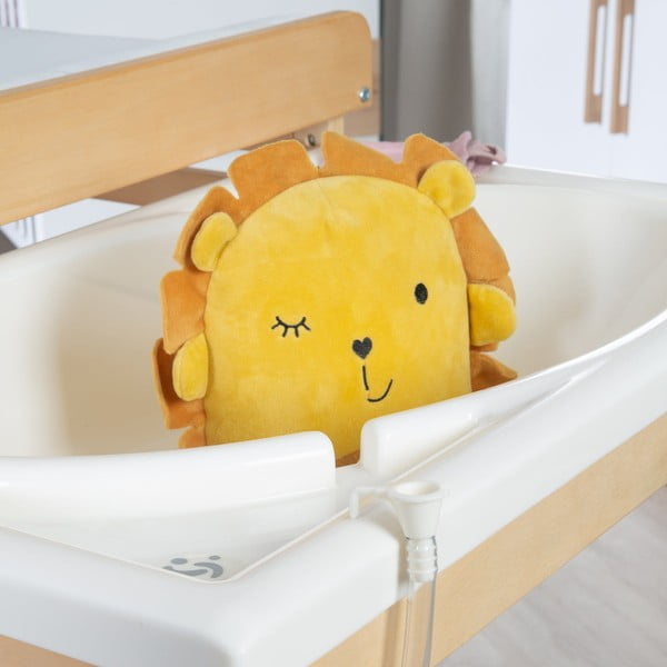 Prebaľovací pult v dekore brezy v bielo-prírodnej farbe Baby Pool – Roba-image-4