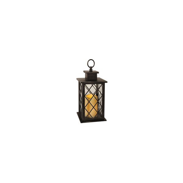 Čierny LED lampáš vhodný do exteriéru Best Season Jaipur