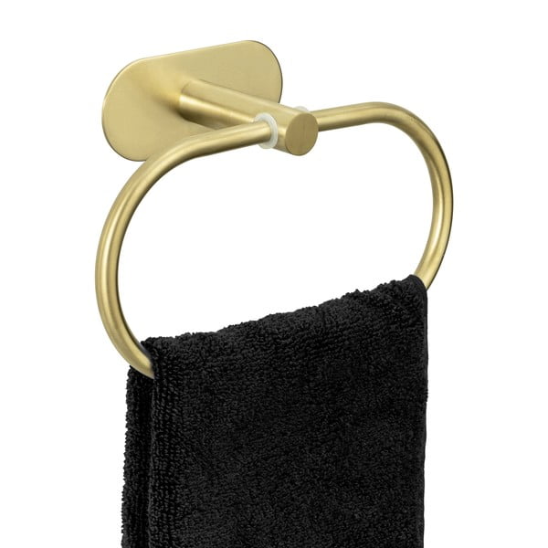 Samodržiaci držiak na uteráky z nerezovej ocele Orea Gold – Wenko-image-3