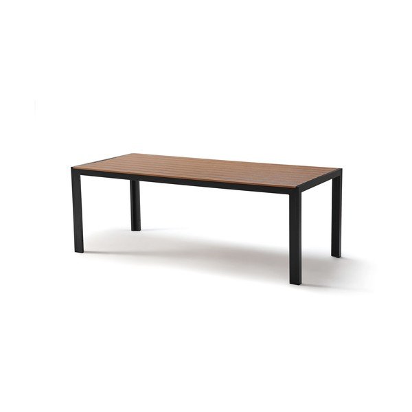 Záhradný jedálenský stôl s artwood doskou 90x205 cm Viking – Bonami Essentials