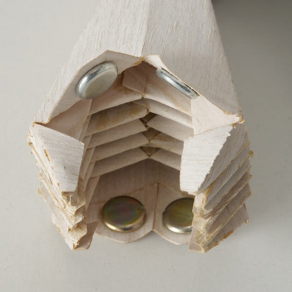 Biela vianočná papierová závesná dekorácia v tvare hviezdy Boltze Kassia, ø 20 cm-image-1