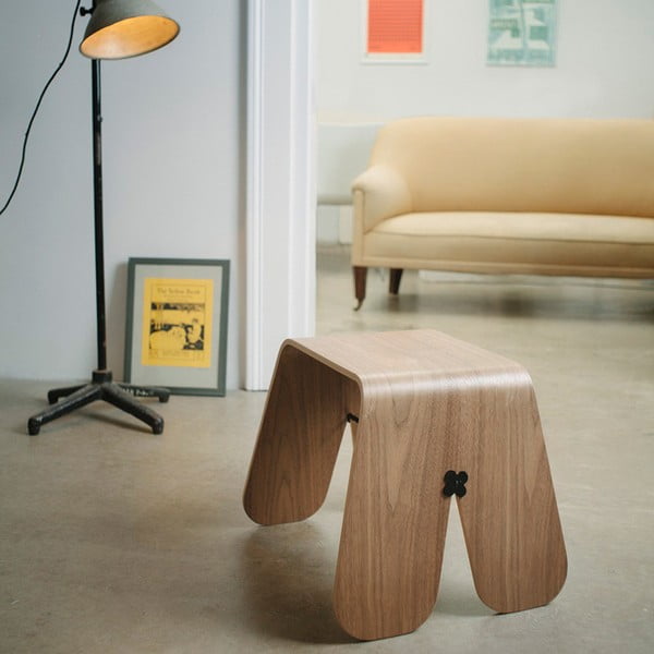 Stolička Brambla Bunny Stool Walnut-image-1