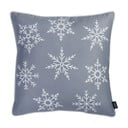 Sivá obliečka na vankúš s vianočným motívom Mike & Co. NEW YORK Honey Snowflake, 45 × 45 cm